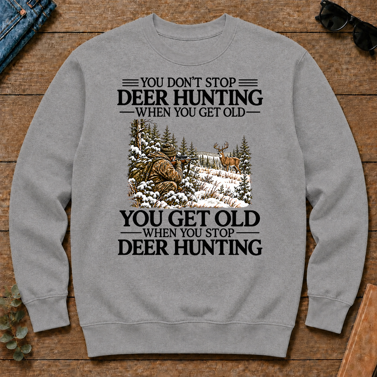 Don't Stop Deer Hunting Snow - sport-grey - CS2D-SportGrey