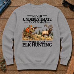 Never Underestimate An Old Man Elk Hunting - sport-grey - CS2D-SportGrey