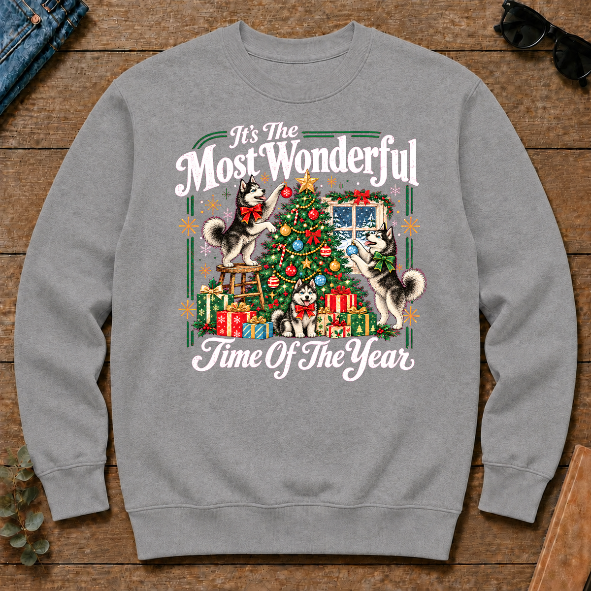 Wonderful Christmas Huskie - sport-grey - CS2D-SportGrey