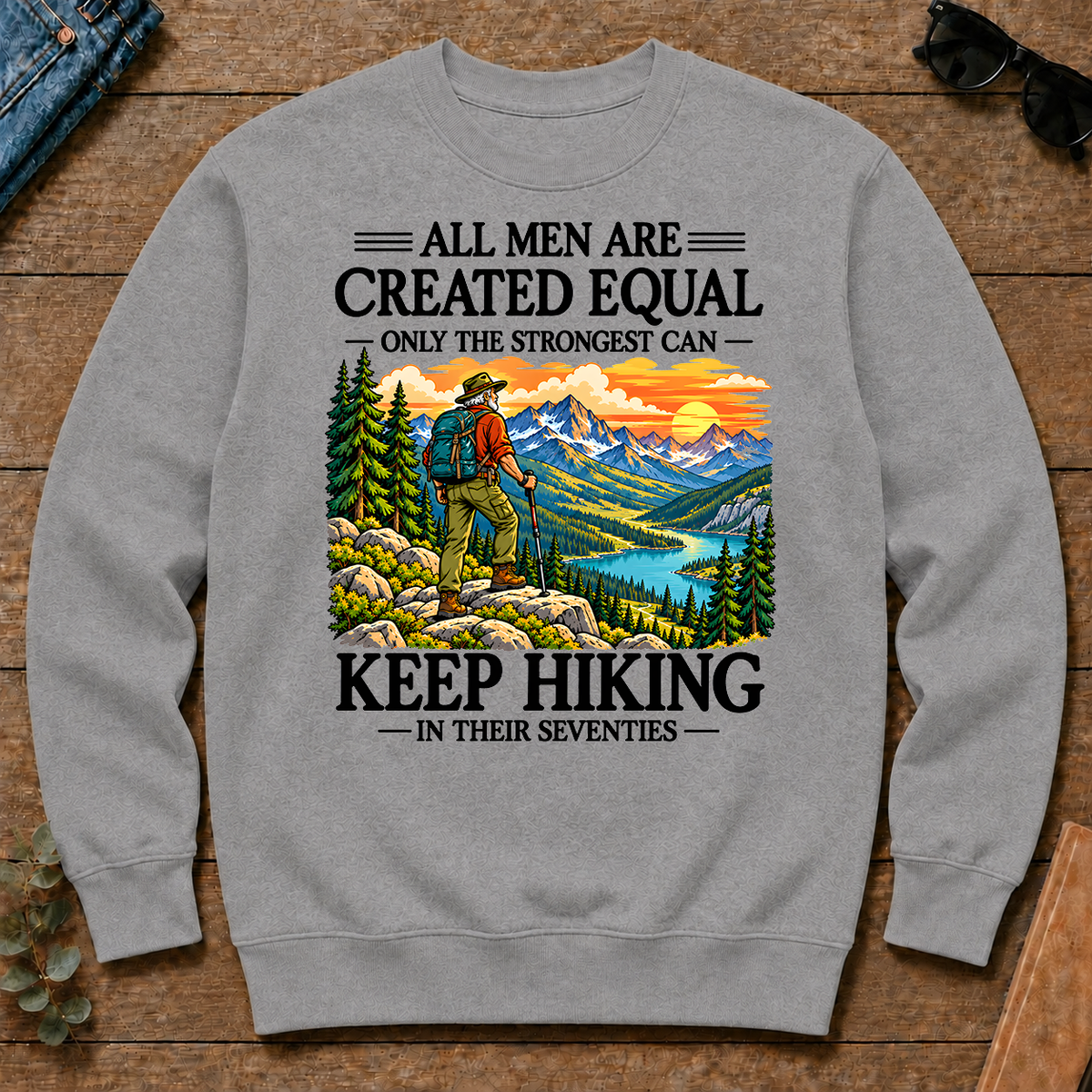 Only The Strongest Can Keep Hiking In Their 70s - sport-grey - CS2D-SportGrey