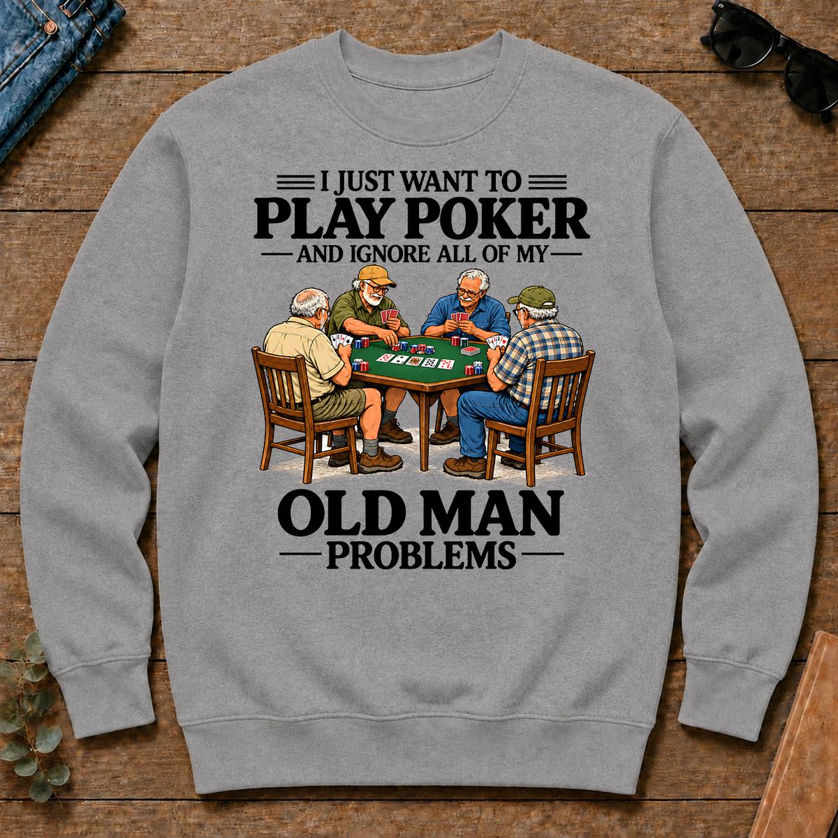 I Just Want To Play Poker - sport-grey - CS2D-SportGrey