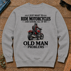 I Just Want To Ride Motorcycles - sport-grey - CS2D-SportGrey
