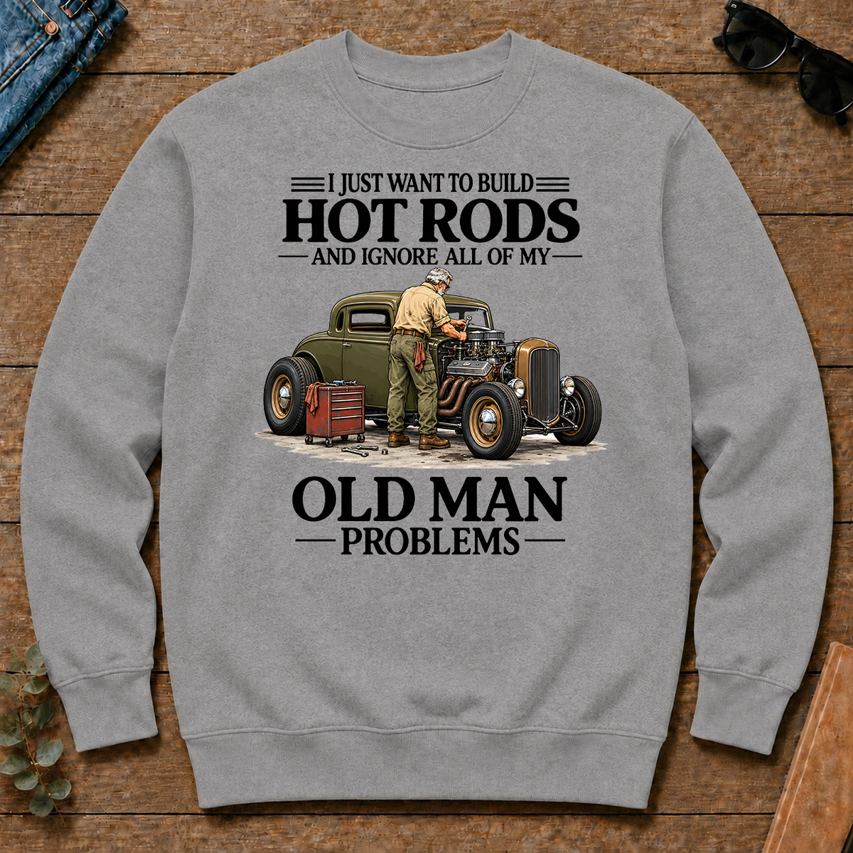 I Just Want To Build Hot Rods - sport-grey - CS2D-SportGrey