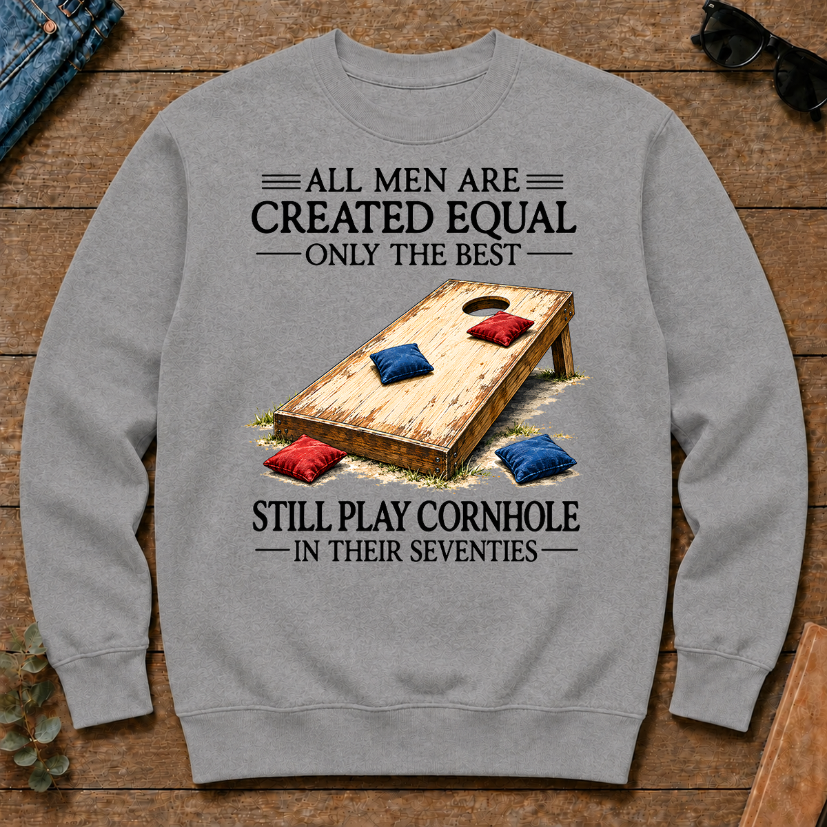 Still Play Cornhole In 70s - sport-grey - CS2D-SportGrey