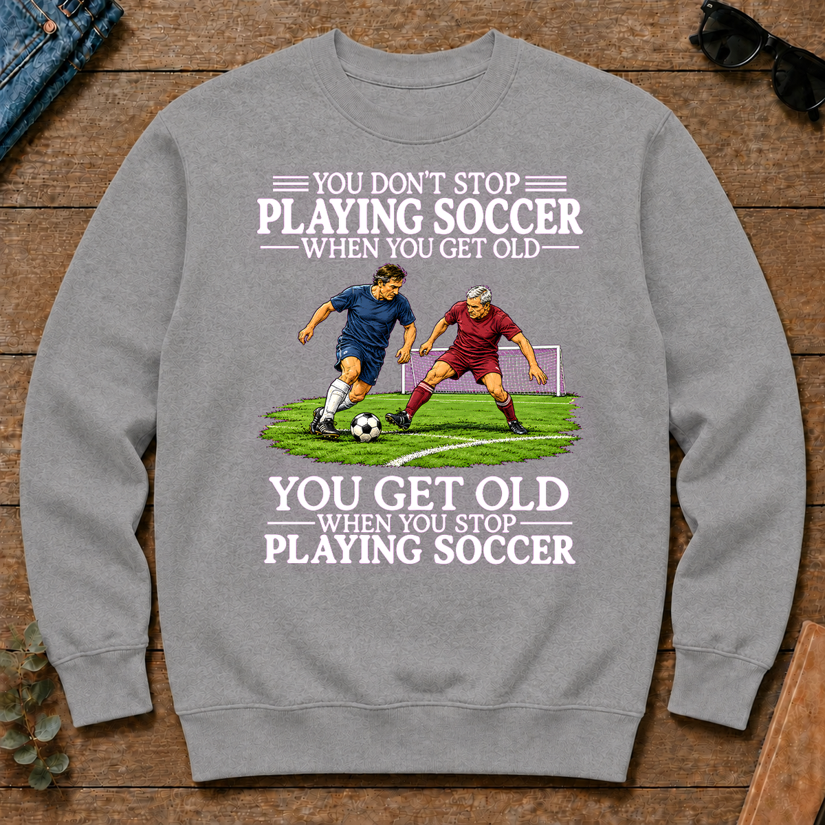 Old Man Don't Stop Soccer - sport-grey - CS2D-SportGrey