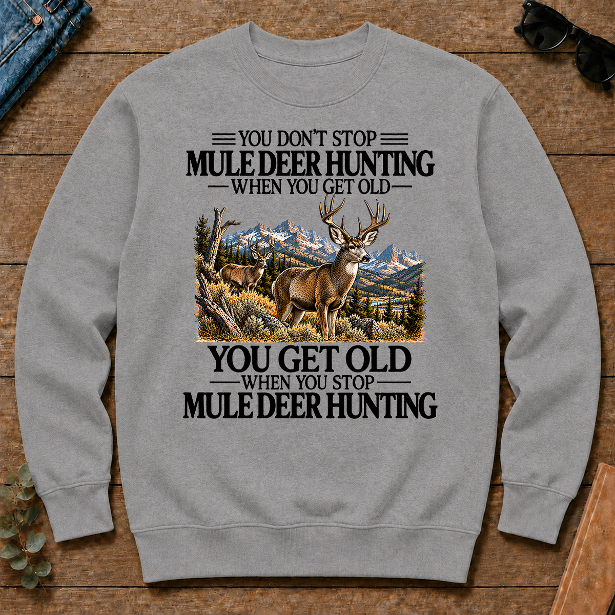 Don't Stop Mule Deer Hunting - sport-grey - CS2D-SportGrey