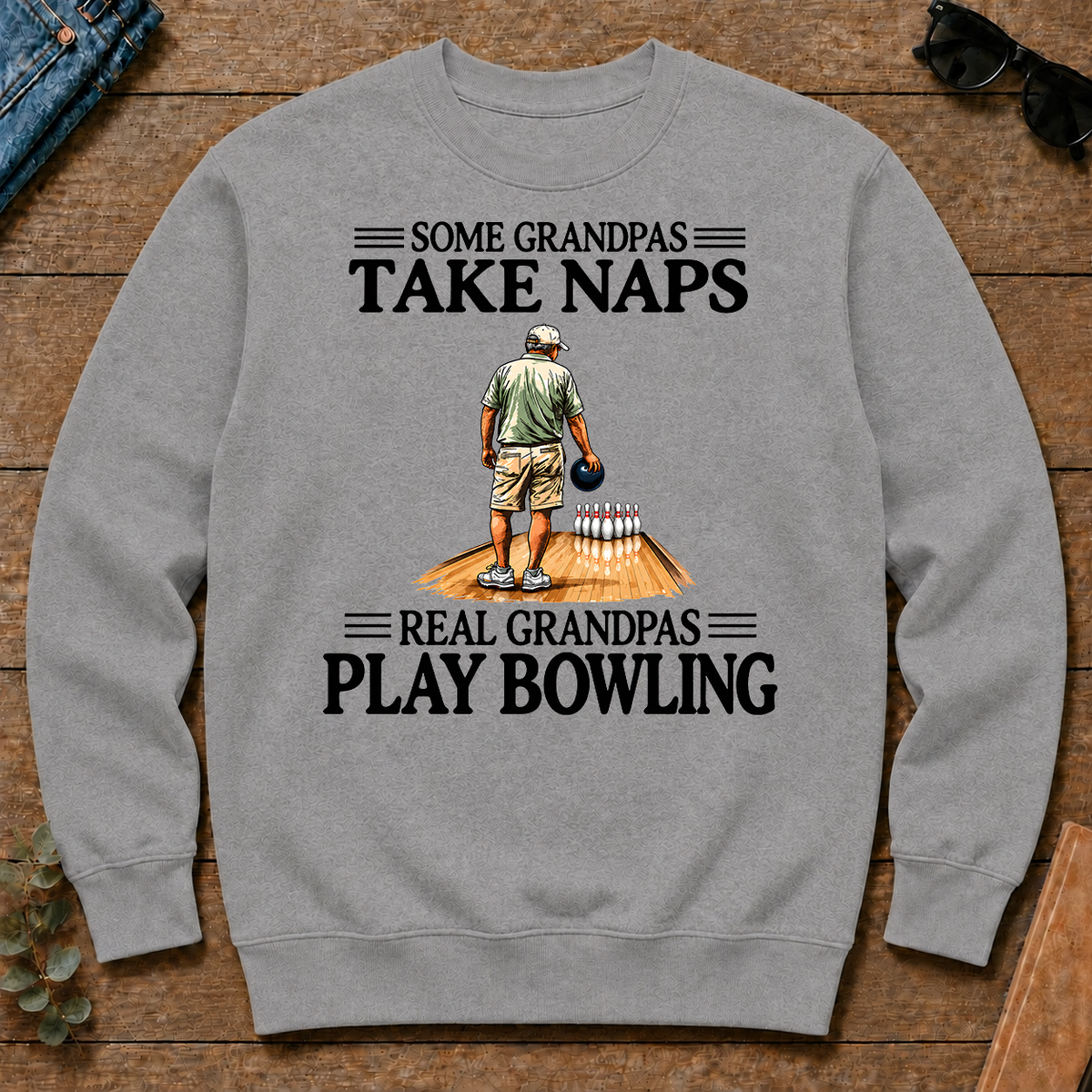 Real Grandpas Play Bowling Vintage - sport-grey - CS2D-SportGrey