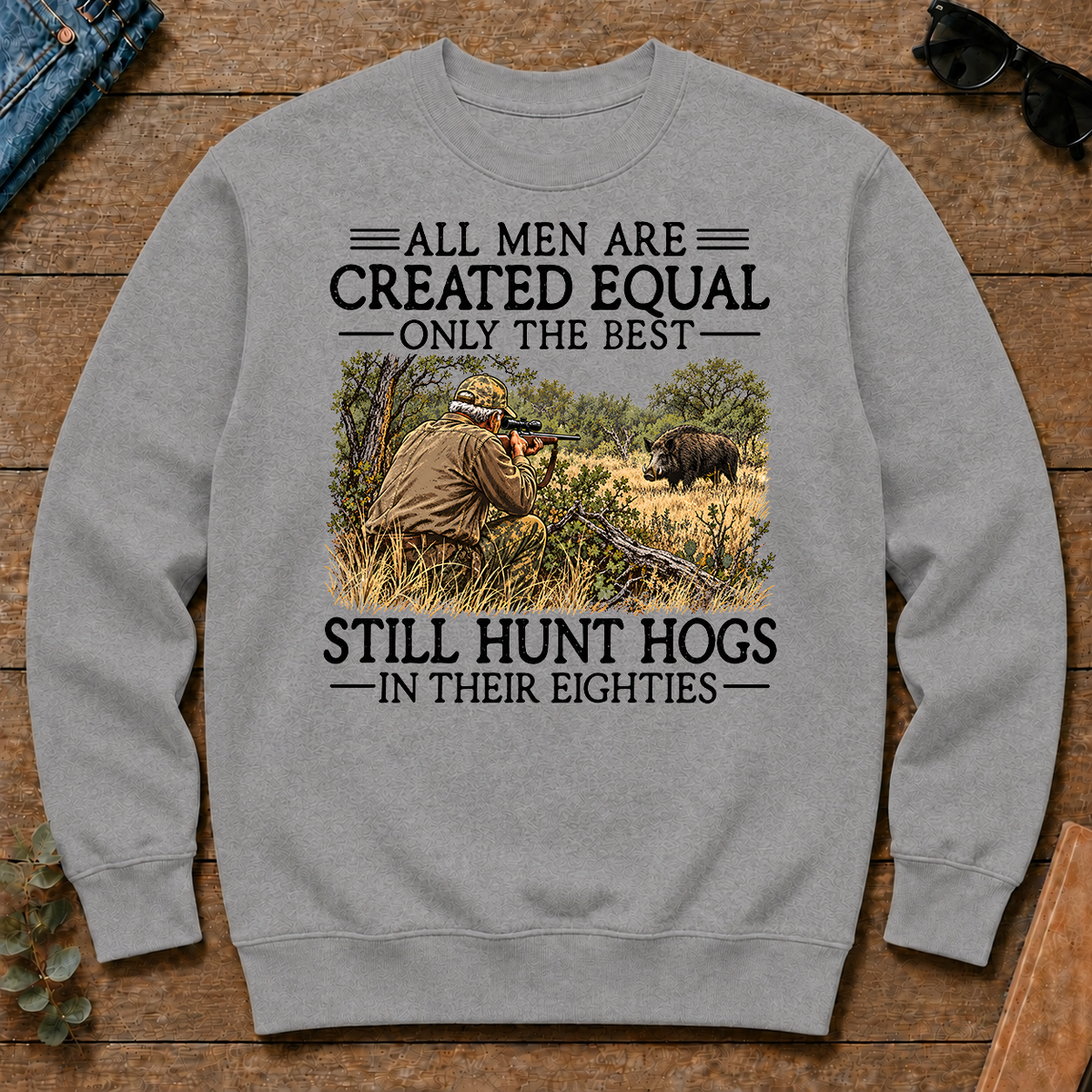 All Men Are Created Equal Hog Hunting 80s - sport-grey - CS2D-SportGrey