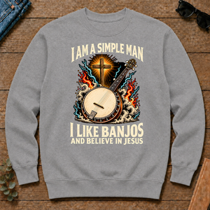 I Like Banjos & Believe In Jesus - sport-grey - CS2D-SportGrey