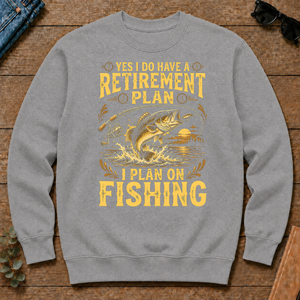 I Do Have A Retirement Plan I Plan On Fishing - sport-grey - CS2D-SportGrey