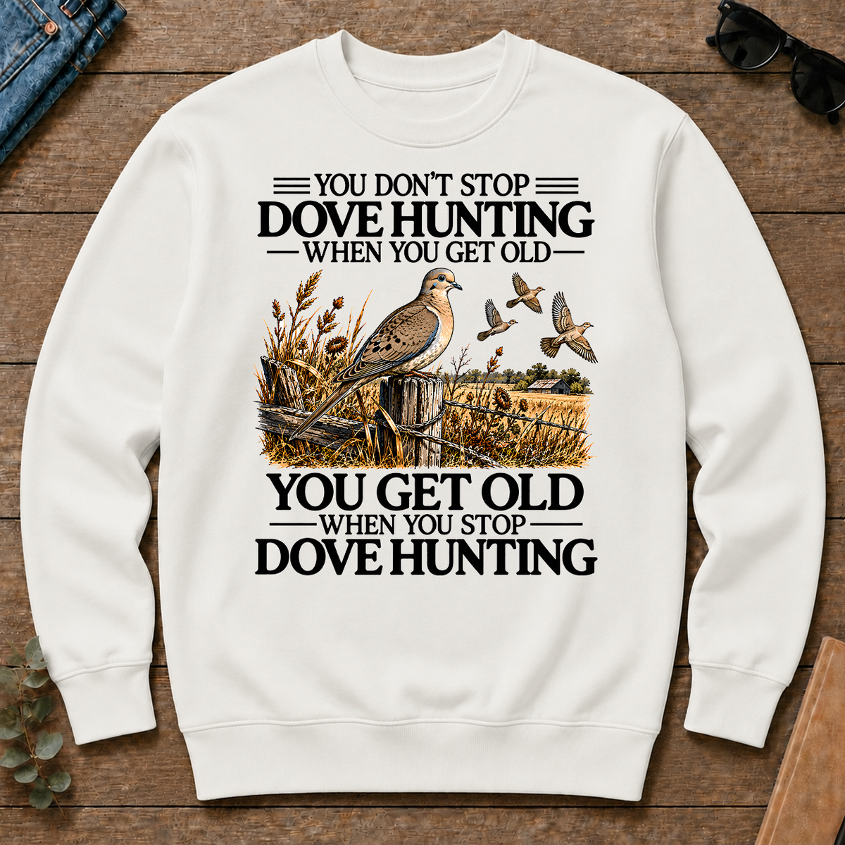 Don't Stop Dove Hunting - white - CS2D-White