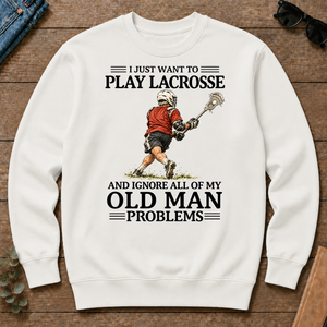 I Just Want To Play Lacrosse - white - CS2D-White