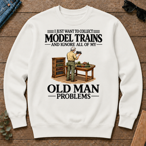 I Just Want To Collect Model Trains - white - CS2D-White