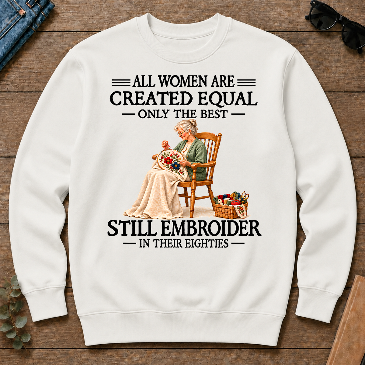 Still Embroider 80S - white - CS2D-White