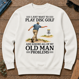 I Just Want To Play Disc Golf - white - CS2D-White