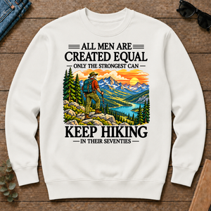 Only The Strongest Can Keep Hiking In Their 70s - white - CS2D-White