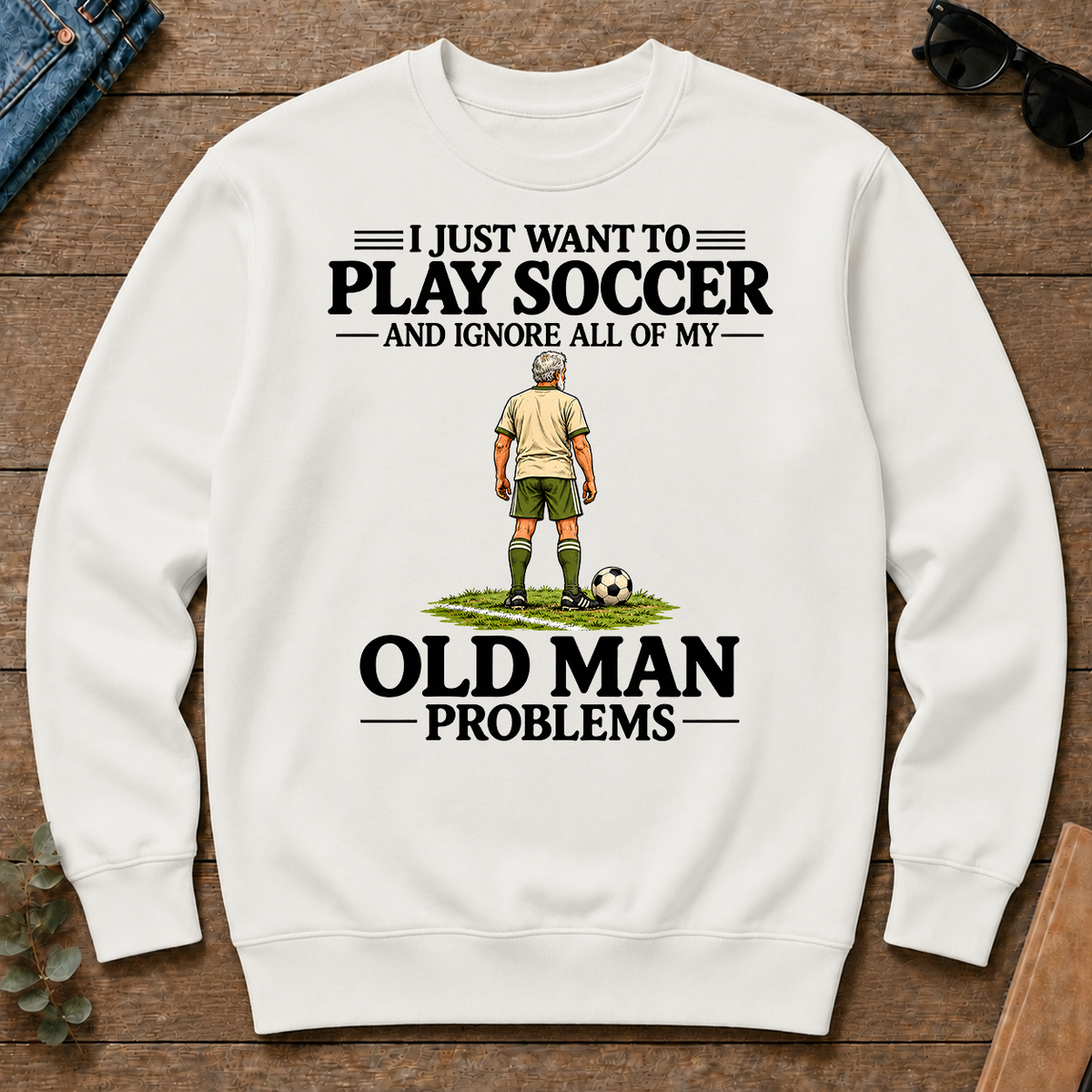I Just Want To Play Soccer - white - CS2D-White