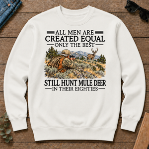 All Men Are Created Equal Mule Deer Hunting 80s - white - CS2D-White