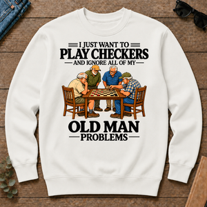 I Just Want To Play Checker - white - CS2D-White