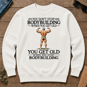 Don't Stop Bodybuilding - white - CS2D-White