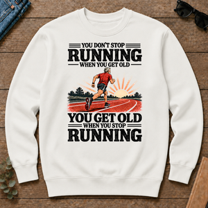 You Don't Stop Running When You Get Old - white - CS2D-White