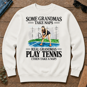1 Real Grandmas Play Tennis - white - CS2D-White