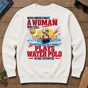 A Woman Still Plays Water Polo In Her 70s - white - CS2D-White