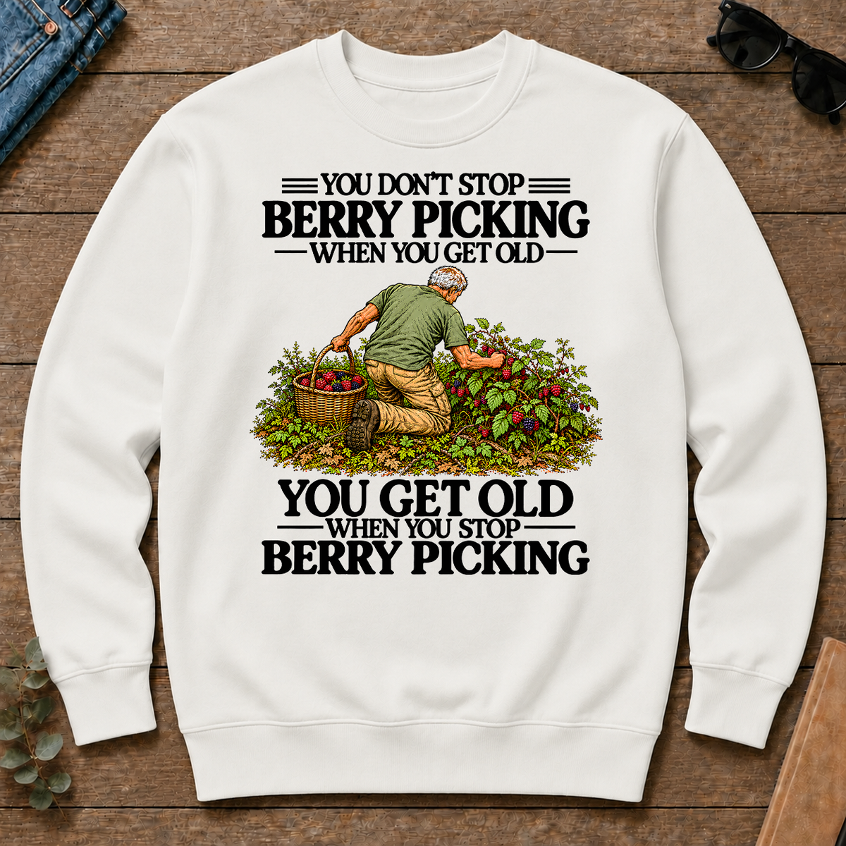 Don't Stop Berry Picking - white - CS2D-White