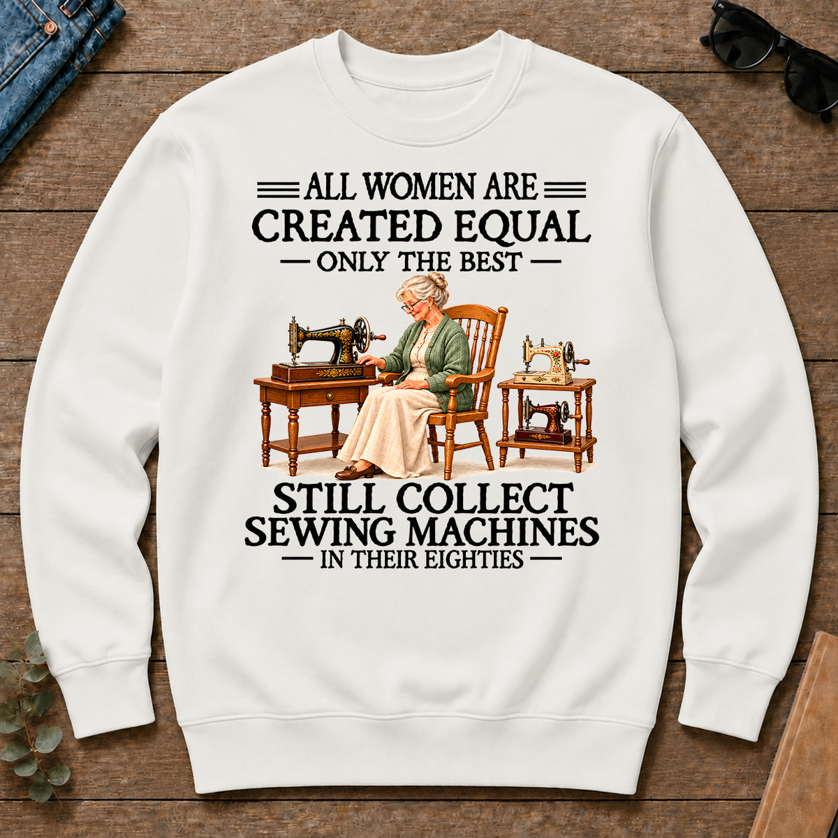 Still Collect Sewing Machines 80S - white - CS2D-White