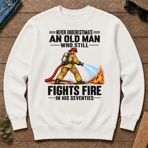 An Old Man Still Fights Fire In His 70s - white - CS2D-White