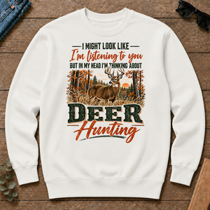 I'm Thinking About Deer Hunting - white - CS2D-White