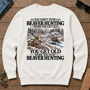 Don't Stop Beaver Hunting Snow - white - CS2D-White
