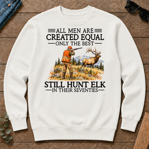 All Men Are Created Equal Elk Hunting 70s - white - CS2D-White