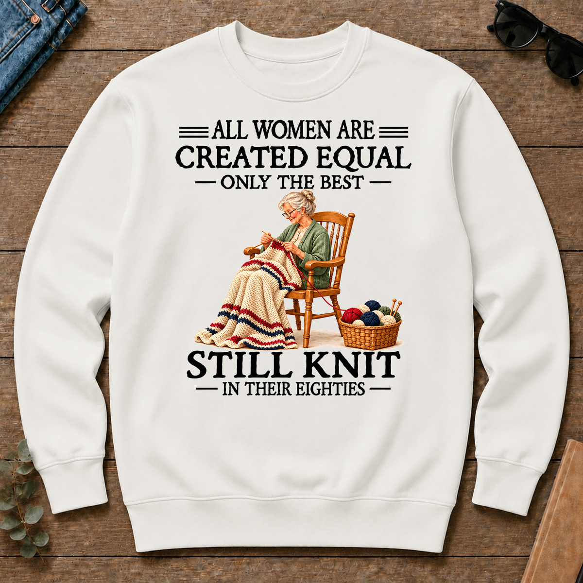 Still Knit 80S - white - CS2D-White