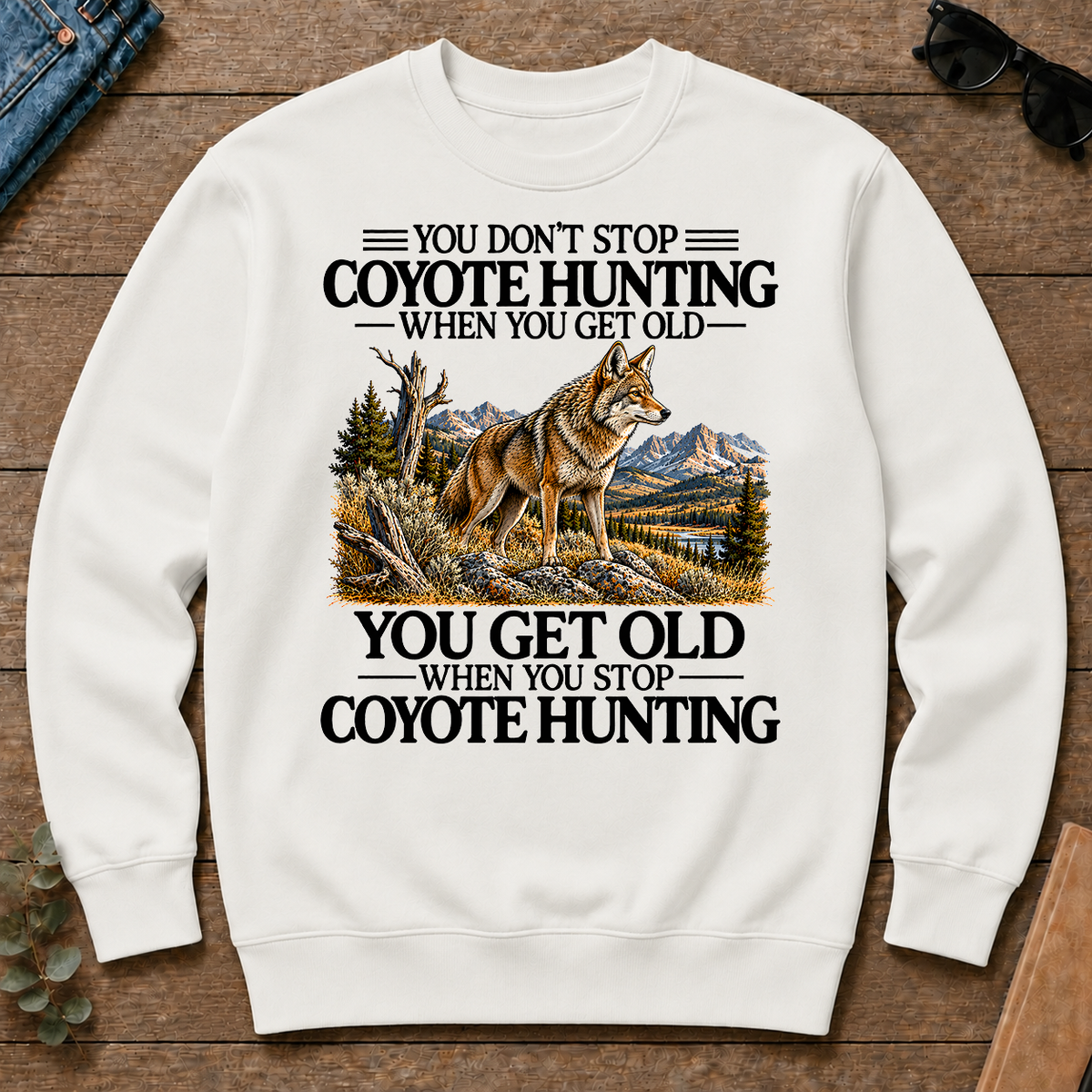 Don't Stop Coyote Hunting - white - CS2D-White