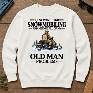 I Just Want To Go Snowmobiling - white - CS2D-White
