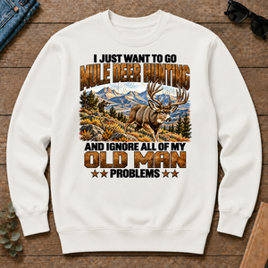 I Just Want To Go Mule Deer Hunting - white - CS2D-White