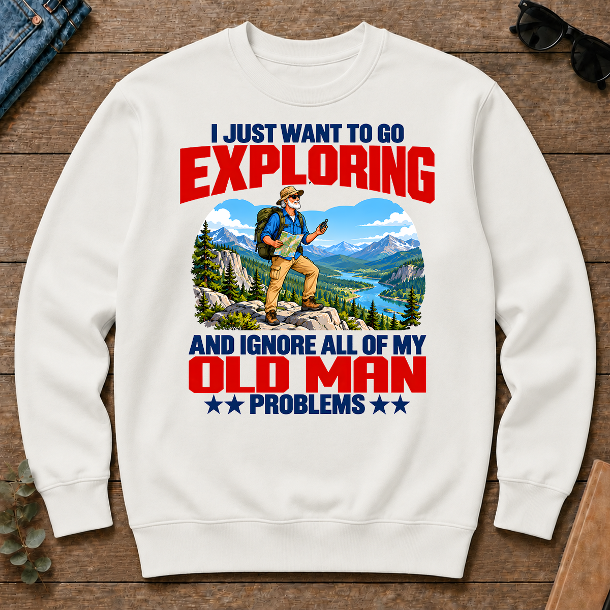 I Just Want To Go Exploring - white - CS2D-White