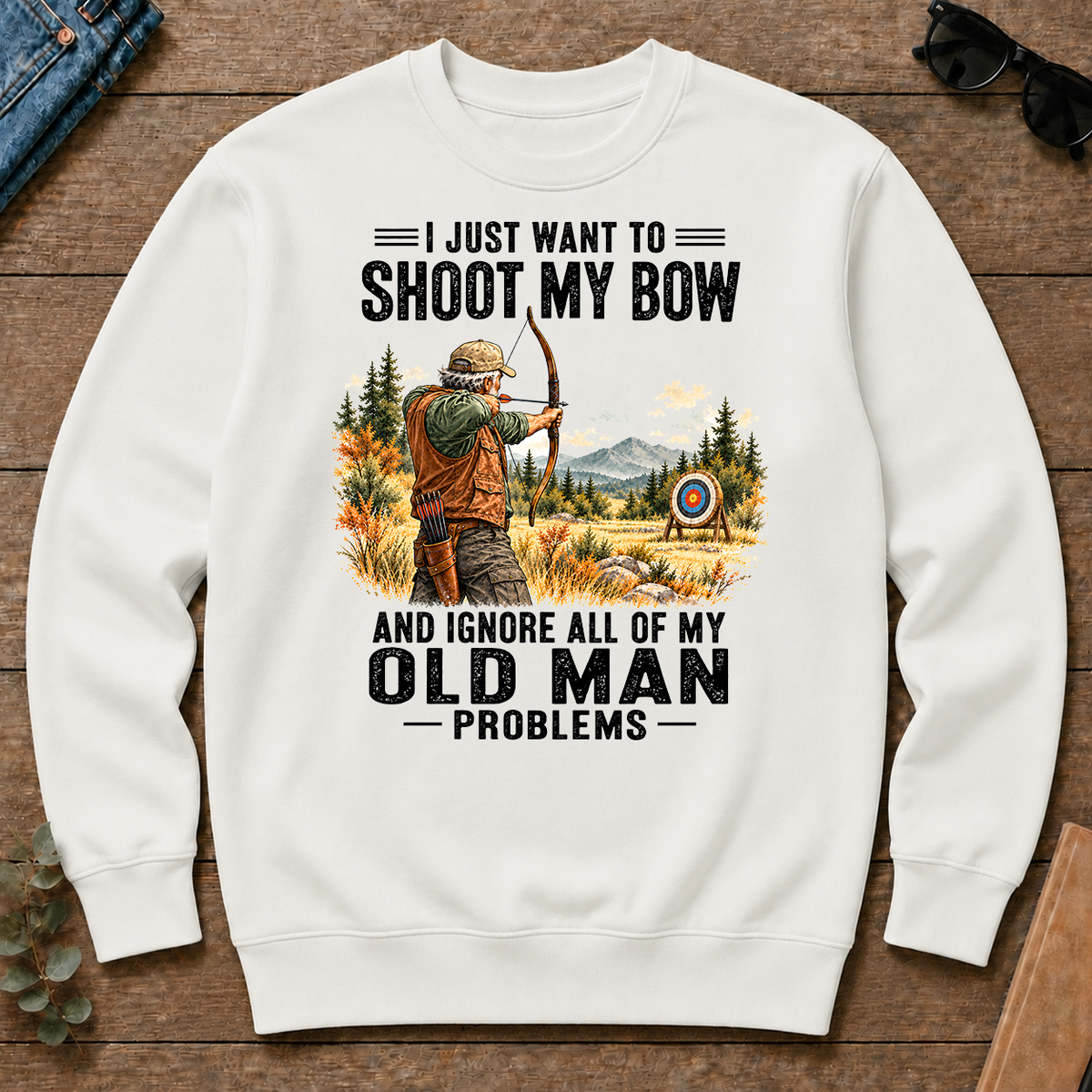I Just Want To Shoot My Bow Art - white - CS2D-White