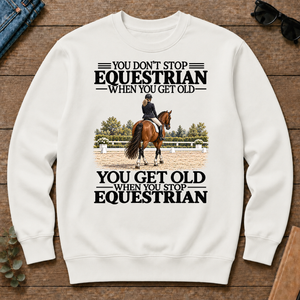 Don't Stop Equestrian - white - CS2D-White