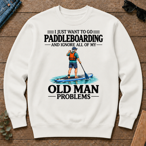I Just Want To Go paddleboarding - white - CS2D-White