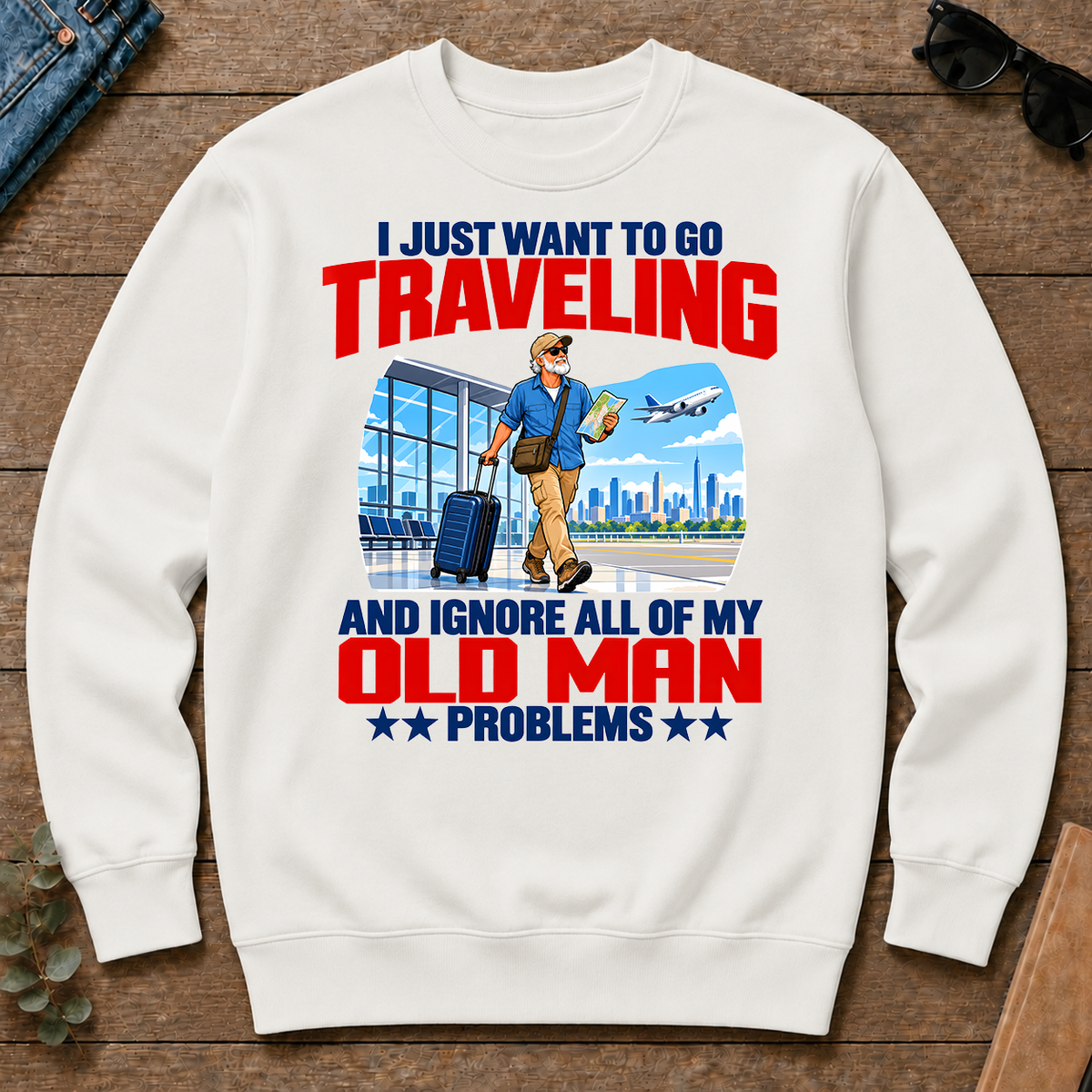 I Just Want To Go Traveling - white - CS2D-White