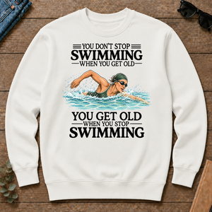 Don't Stop Swimming - white - CS2D-White