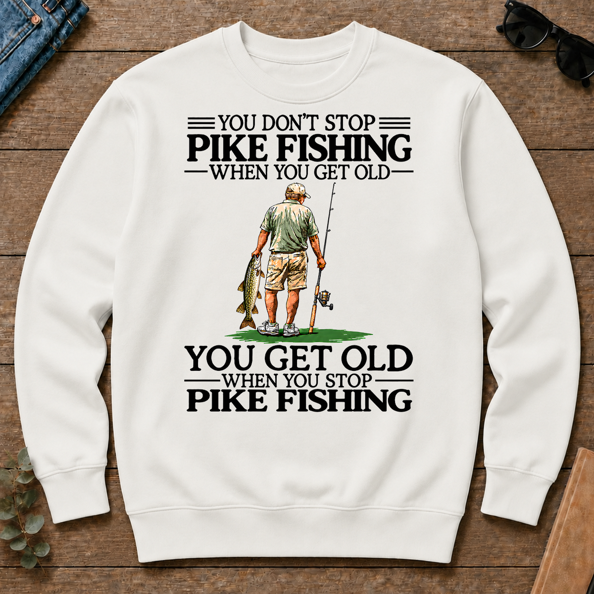 Don't Stop Pike Fishing - white - CS2D-White