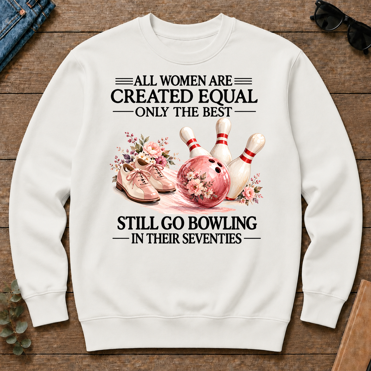 Still Go Bowling In 70s - white - CS2D-White