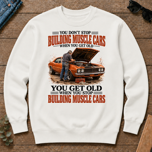 Building Muscle Cars You Get Old When You Stop - white - CS2D-White