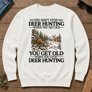 Don't Stop Deer Hunting Snow - white - CS2D-White