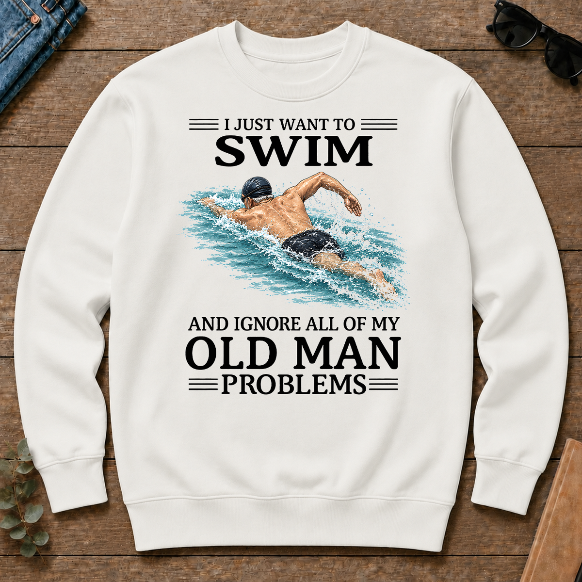 I Just Want To Swim - white - CS2D-White