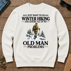 I Just Want To Go Winter Hiking - white - CS2D-White