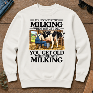 Don't Stop Milking - white - CS2D-White